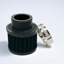 Filtro de admisión de aire – Filtro de respiradero universal de 1 pulgada, filtro de aire frío para automóvil, cubierta de válvula de coche, respiradero de aceite turbo de ventilación del cárter,