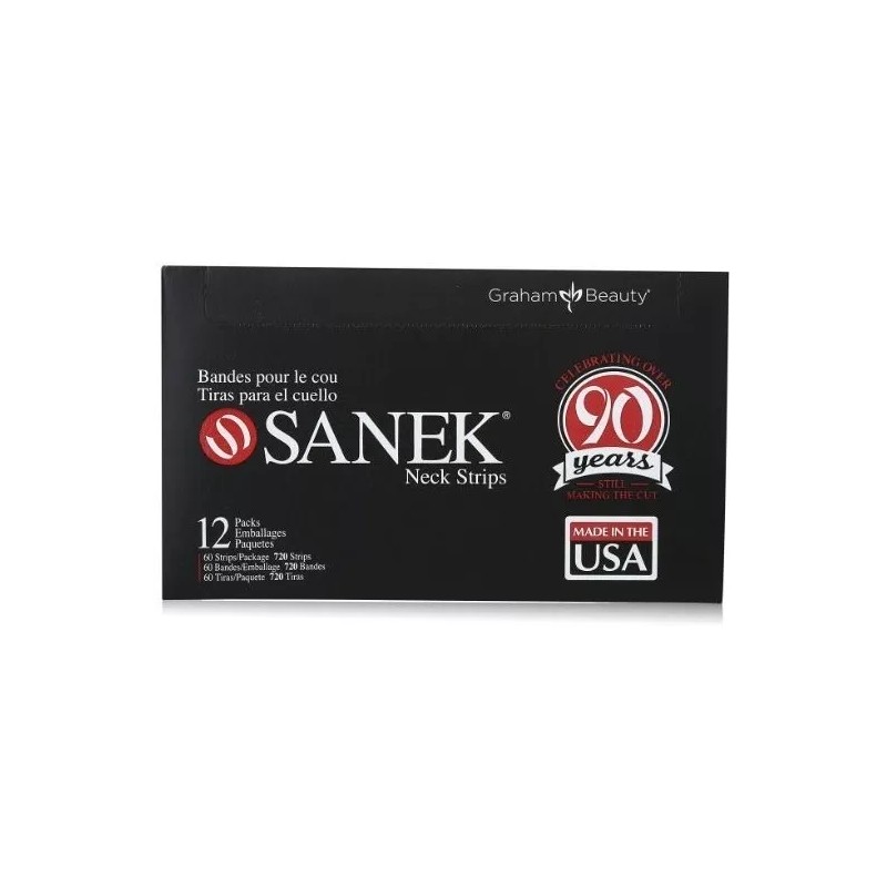 Sanek Tiras De Cuello Para Barberias Suaves 720 Pz Sanek
