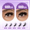 WENDY Lashes Clusters Lash Clusters 60D+80D DIY Eyelash Clusters 3D