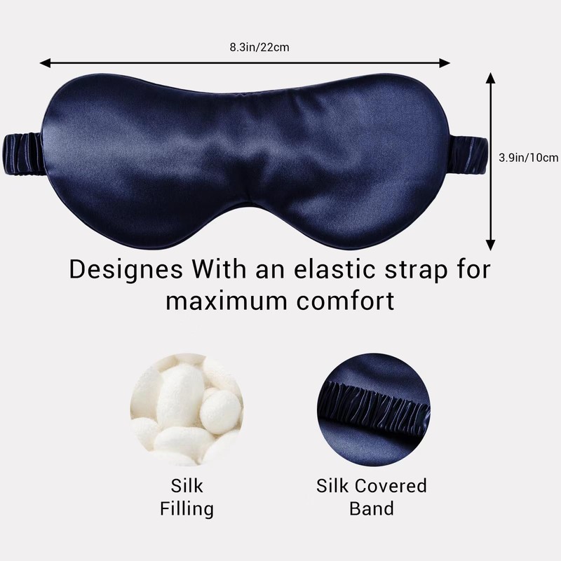 LaCourse 22 Momme Sleeping Mask Made of 100% Natural Mulberry