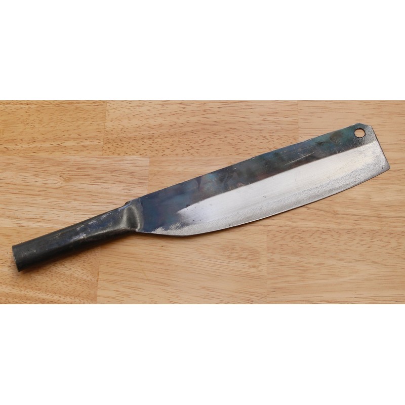 Crude - Asian 7 Inch Nakiri Kitchen Chef Knife, Carbon