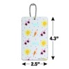 Sun Surf Ocean Beach Ice Cream Pattern Luggage Card Suitcase