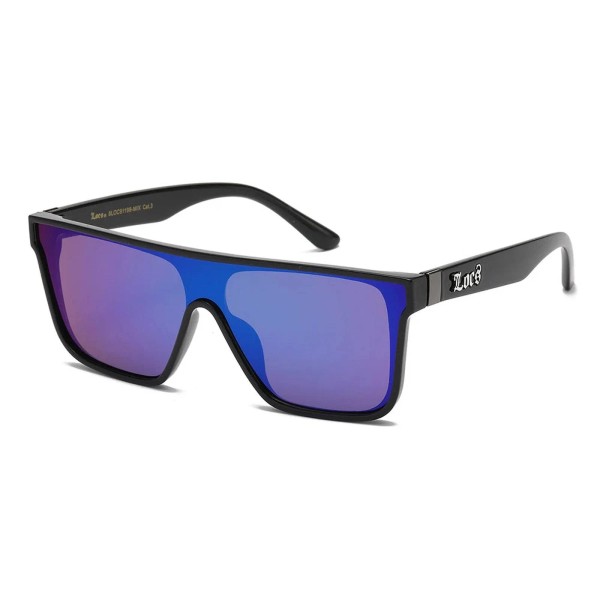Locs Rectangle Men's Sunglasses - LOC91198-MIX