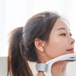 거북목 예방 목 어깨 근육 이완 자세 교정 보조 기구 넥 서포터 목 받침대 Posture Corrector Neck Supporter Neck Pillow for Preventing Forward Head and Shoulder Relaxation [Neck warmer or Neck gaiter]