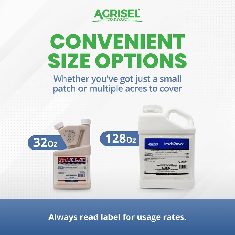 Agrisel ImidaPro 4SC, Insect Control, Safe for Poultry & Greenhouses,