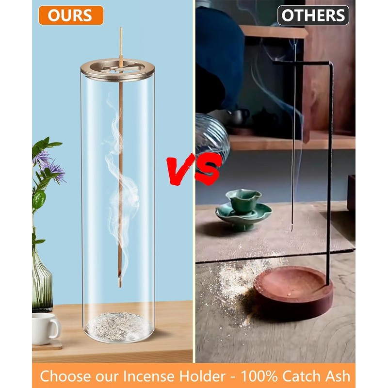 Incense Holder for Sticks, Insence Stick Burner Holder with Removable