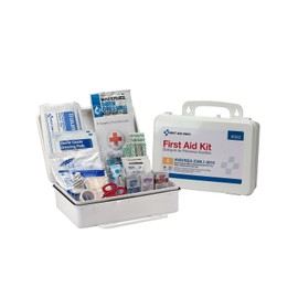 First Aid Only 90562 ANSI A 2015 and OSHA Compliant First Aid Kit, 25-Person Emergency First Aid Kit for Business, Home, Car, and Construction Sites, 89 Pieces