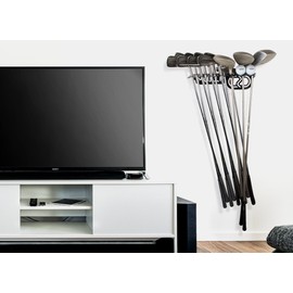 Golf club organizer display rack (100% Steel) (White)