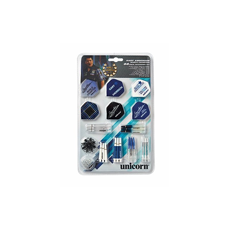 UNICORN Gary Anderson Darts Tune-Up Kit | 6 Flights, 18