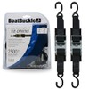 BoatBuckle F14207 Transom Boat Tie Down Straps to Trailer, 2-In