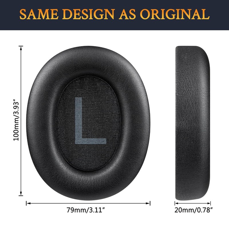 SOULWIT Replacement Ear Pads for TOZO HT2/HT 2 Headphones with