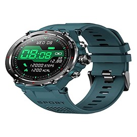 Hm09, Smart Watches Hombre, Azul (Blue), 10.43 X 4.86 X 0.98                                                                                          