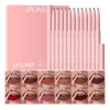 Set De 12 Delineadores De Labios Mate Y Fáciles De