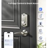 Veise Fingerprint Smart Door Lock, App Control, 7-in-1 Keyless Entry,