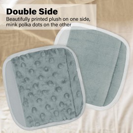 REFLYAWAY 2Pcs Baby Car Seat Neck Cover for Kids, Children Seat Belt Cushion Cute Cartoon Pattern, Comfortable Soft Belt Pads Cover Neck Support Travelling (Grey01)