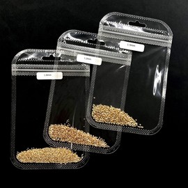 Nail-riche Metal Studs for Nail Art Silver & Gold 3 Sizes