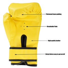 Boxing Gloves for Kids, Kids Sparring Punching Gloves for Punching Bag,Youth Training Kickboxing, Muay Thai