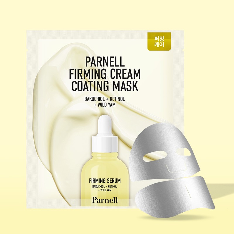 Parnell Bakuchiol Retinol Yam Firming Cream Coating Mask (5 sheets/10