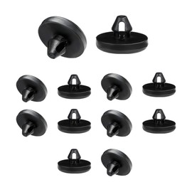 Yourkar 12 PCS Brake Switch Stopper, Auto Stopper Brake Switch Pad, Vehicle Clutch Pedal Stopper Brake Light Switch Stopper Suitable for Car Trucks SUVs, Universal Car Accessories