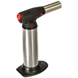 Küchenprofi Flambierer PROFI , Zum Flambieren von Süßspeisen , Nachfüllbar , Größe der Flamme einstellbar , Mit Kindersicherung , Küchenbrenner , Bunsenbrenner , Brenner für Creme Brulee