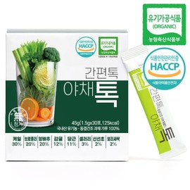 Freeze-dried organic vegetable powder, simple tok vegetable tok, 30 packs (3) / 동결건조 유기농 야채분말 간편톡 야채톡 30포 3개
