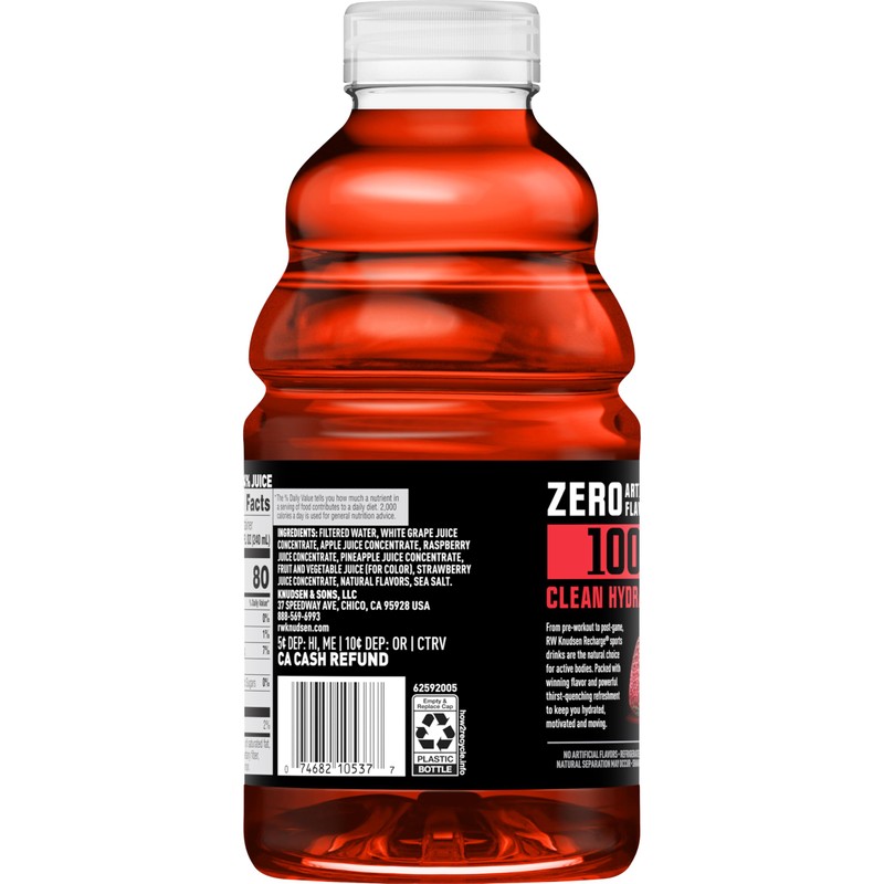 R.W. Knudsen Recharge Mixed Berry Sports Drink with Electrolytes, 32