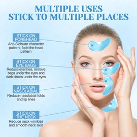 24 Paare Augenpads, Eye Pads, Augenpads Gegen Augenringe, Augenpads Gegen Tränensäcke, Augenpflege Deep Hydration Eye Patches, Reduzieren Dunkle Augenringe, Schwellungen (Lila)