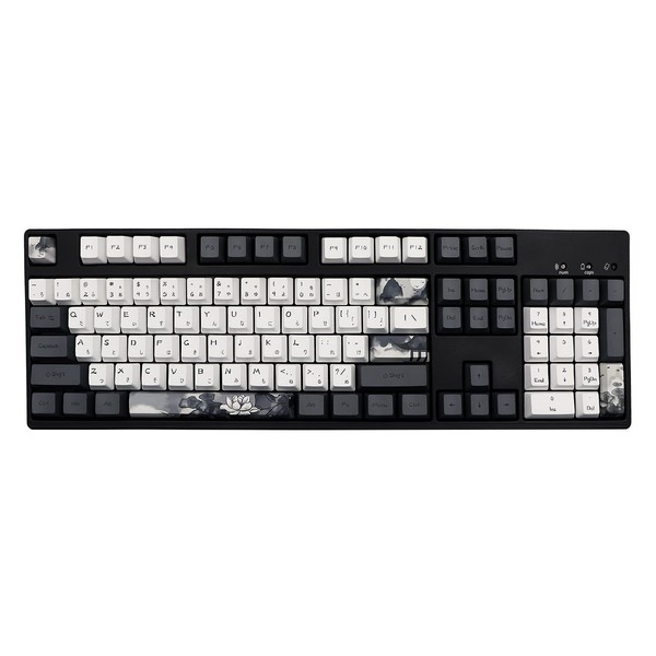 JSJT Ink Lotus Keycaps OEM Profile Japanese Keycaps 140 teclas