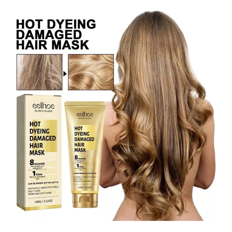 Mascarilla Revitalizante De 8 Segundos Para Cabello Dañado