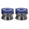 1 Pair NAB Hub Adapters Polished Aluminum Alloy Universal Loading