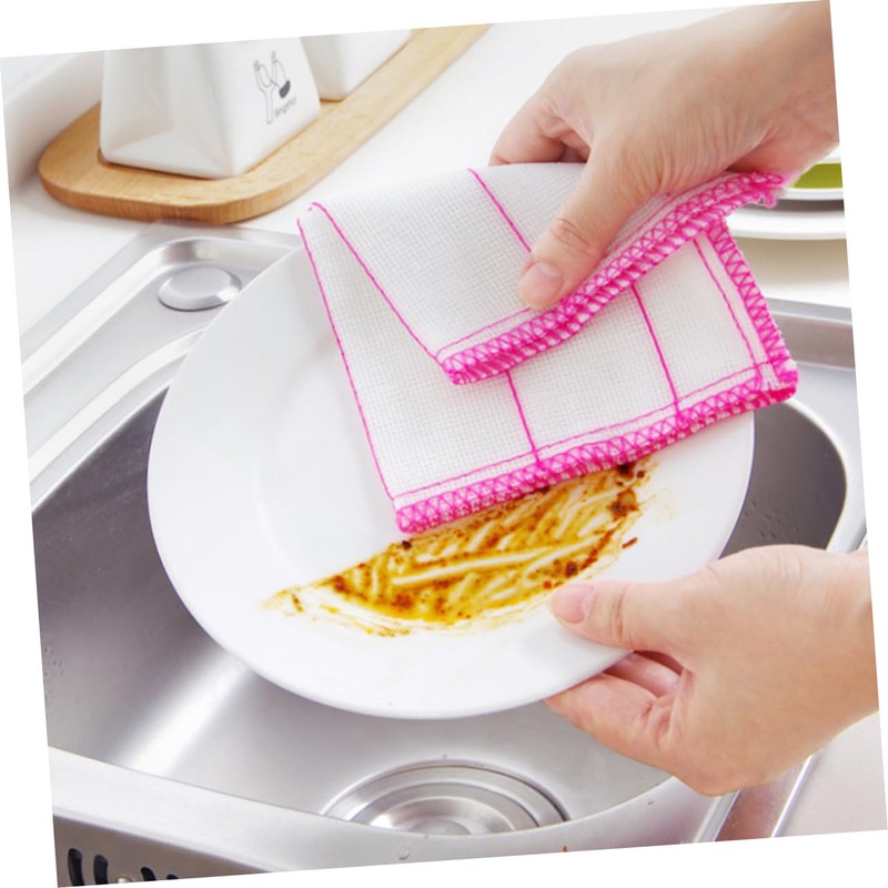 CIYODO 10 Pcs Highly Absorbent Cotton Gauze Dish Cloths for