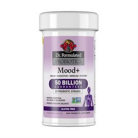 Garden Probiotics Mood+ with Ashwagandha, 50 Billion CFU, 60 Capsules - Supports Emotional Balance, Relaxation, and Digestive Wellness - Dr. Formulated Vegetarian Probiotic Supplement