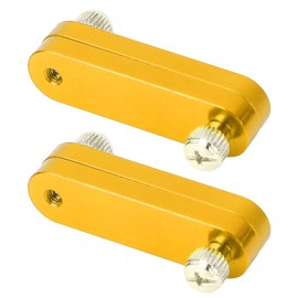 2-teiliger Lineal-Begrenzungsblock aus Aluminiumlegierung, Einstellbare Dicke, Anschlagzaun, Kleines Quadrat mit Festem Winkelstift, Präzise, ​​kompakte Mini-Quadrate, Geätzte