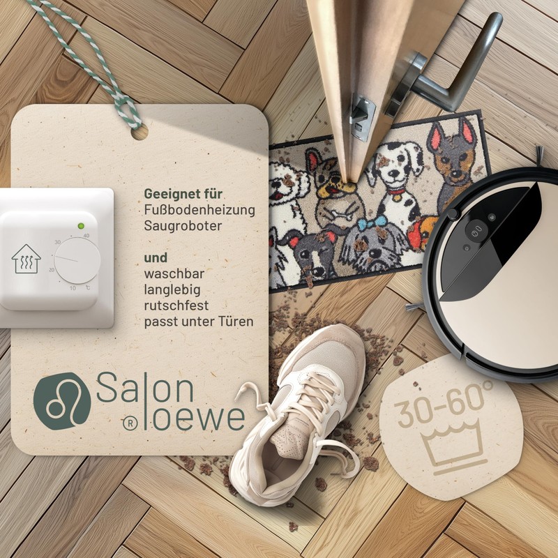 Salonloewe Minimatte Dog People I Dirt Trapper Mat & Doormat