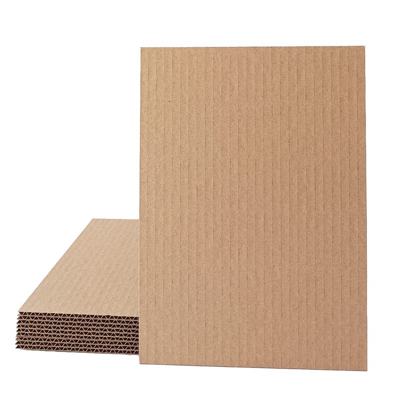 ANHELUS PAPER & DECO Pack of 20 brown corrugated cardboard