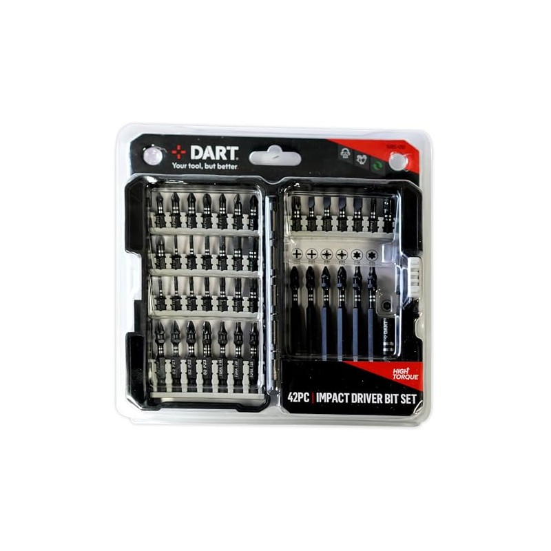DART | Impact Driver Bit Set | 42 Piece Set