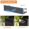 Magnetic Grill Caddy with Bins, BBQ Tool Organizer with Paper
