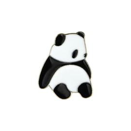 GBJUK Panda Pin Lapel Badge with Butterfly Clasp Back