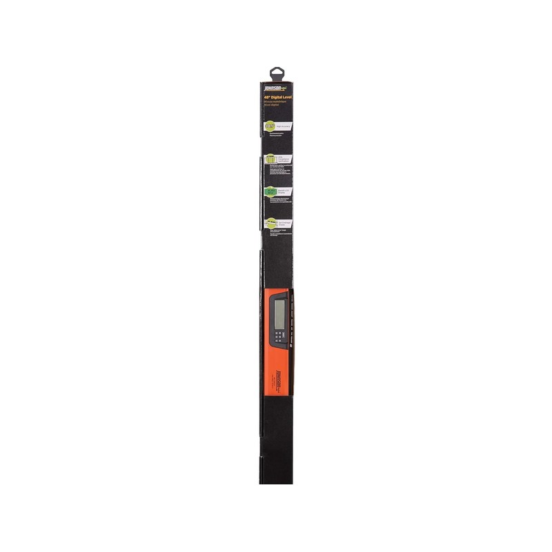 Johnson Level & Tool 1760-4800 Digital Box Level, 48", Orange,