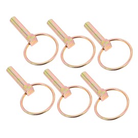 GRIRIW 6pcs Trailer Hitch Locking Pins for Secure Attachment Hitch Pin Trailer Pin for Trucks Tractors Mowers Trailer Latch Pin