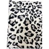 Jeamis XL Triangular Knitted Scarf Leopard Spring Scarf 100% Cotton