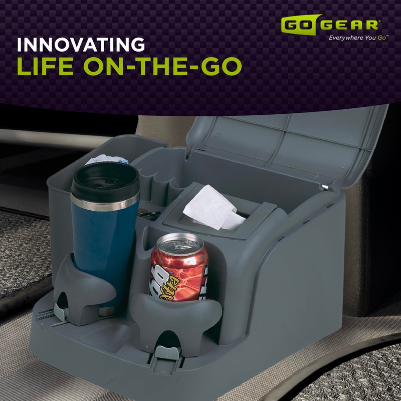 Go Gear SSC-CHA/DLX Bench or Rear Seat Deluxe Console, (Charcoal)