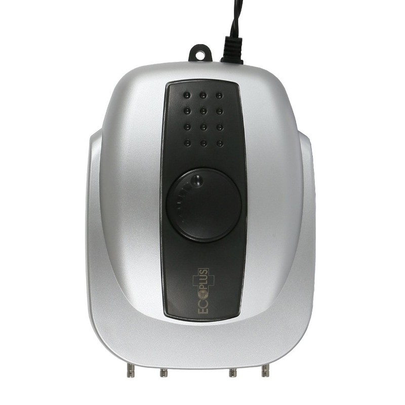 EcoPlus 143 GPH (640 LPH, 8W) Air Pump w/ 4