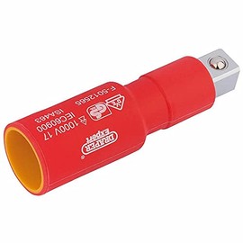 1/2" Sq. Dr. VDE Approved Fully Insulated Extension Bar (75mm) (Part no: H-EXT-VDE/B)