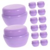 Healeved 40pcs Mushroom Shape Cream Jars Cute Travel Lotion Containers