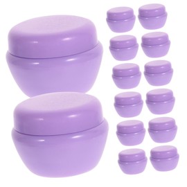 Healeved 40pcs Mushroom Shape Cream Jars Cute Travel Lotion Containers for Creams for Camping Toiletry Bags and Daily Use Convenient and Attractive Packaging