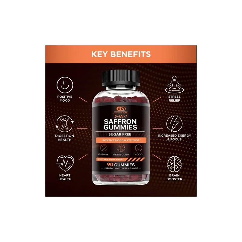 Suplemento En Cápsula Effective Nutra Sabor Frutos Rojos De 90