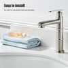 Bamboo Shape Stainless Steel Basin Faucet Cold Water Sink Faucet