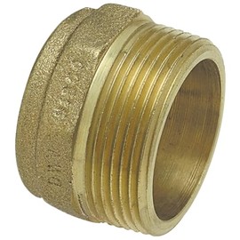 NIBCO Fig No 804, 2 in. Bronze DWV Adapter, Cup x Male, Threaded