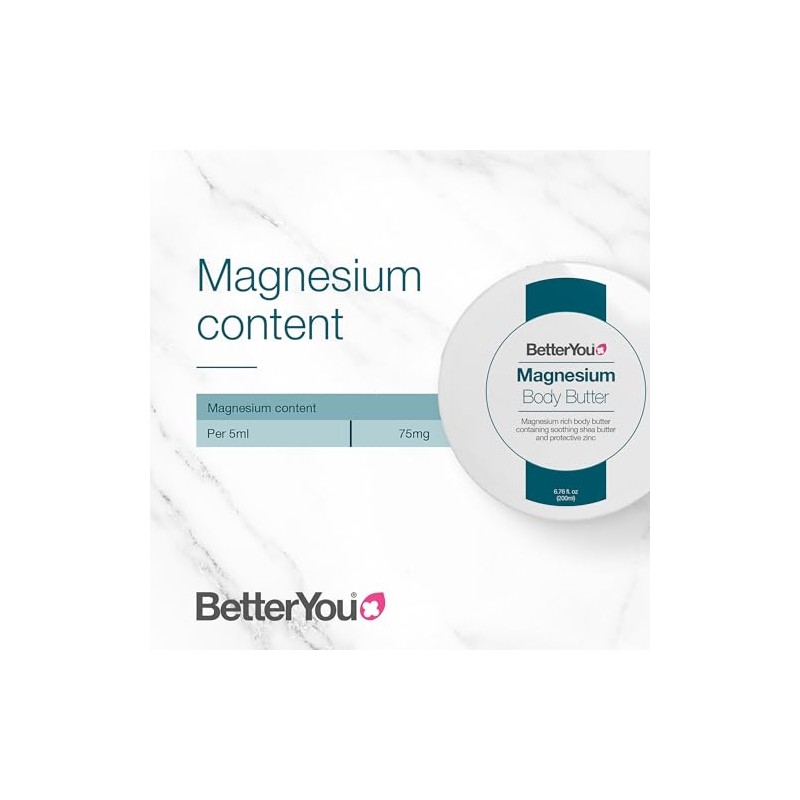 BetterYou Magnesium Body Butter- 180ml by Better You